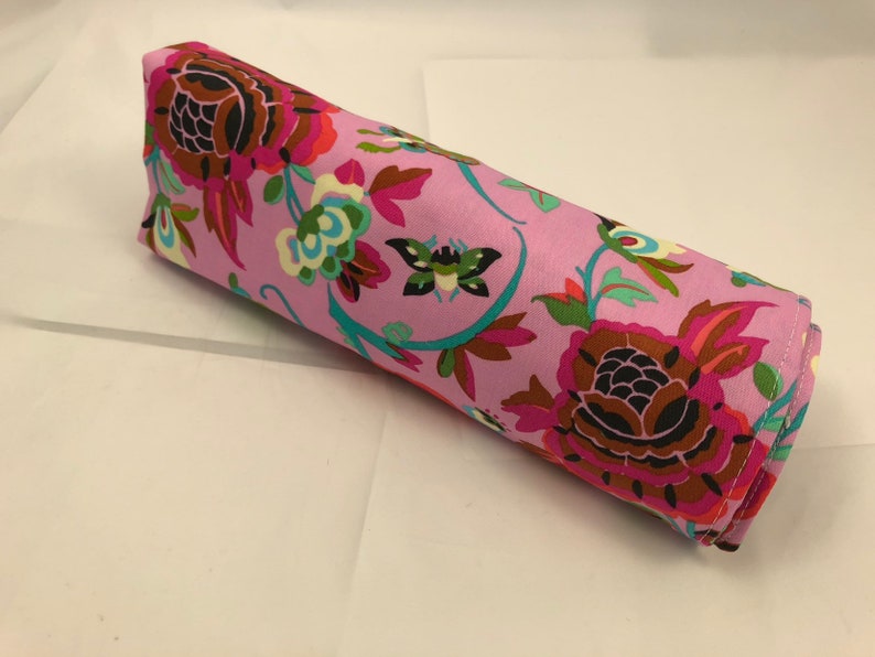 Travel Makeup Brush Case Makeup Brush Roll Make Up Brush Holder Makeup Brush Bag Makeup Brush Organizer Field Folly Berry Pink