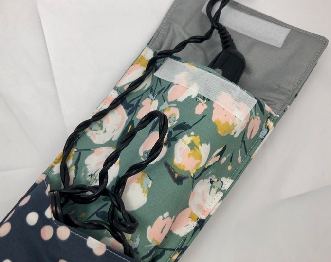 Travel Curling Iron Holder , Curling Iron Case, Flat Iron Holder, Flat