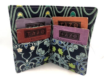 Tea Bag Case, Travel Tea Bag Holder, Travel Teabag Wallet, Tea Bag Wallet, Tea Holder, Tea Bag Organizer - Dandy Nocturnal