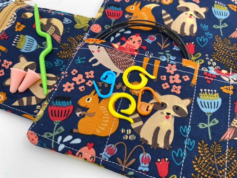 Interchangeable Knitting Needle Case Notions Storage. Crochet Etsy