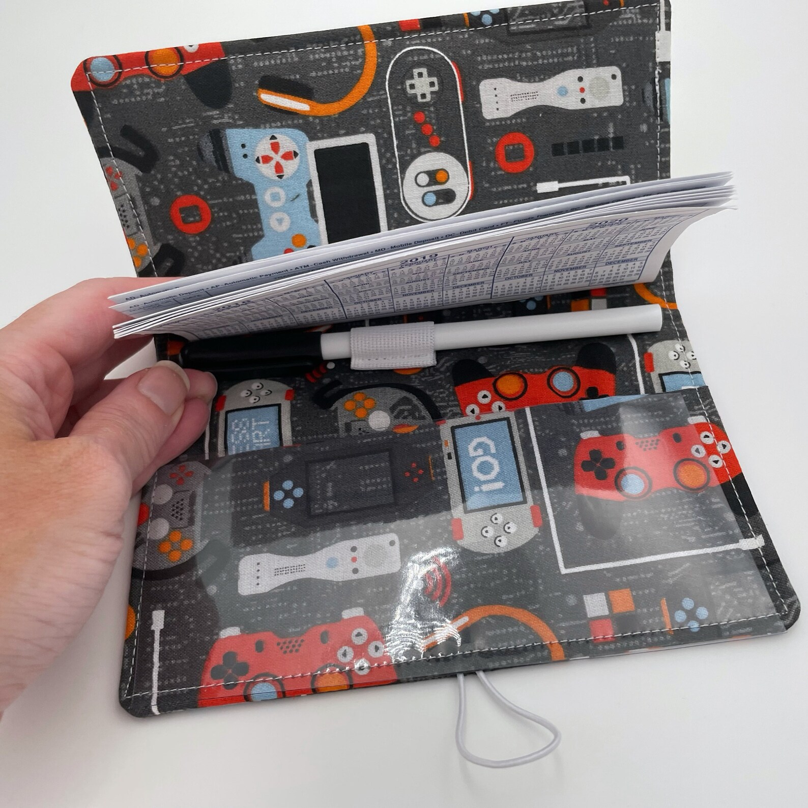 Duplicate Checkbook Cover Pen Holder Duplicate Checkbook Etsy