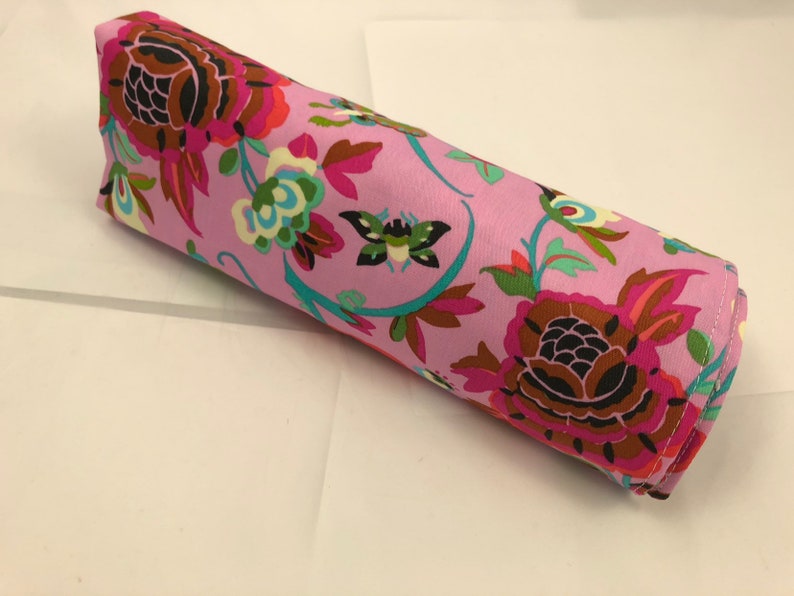 Travel Makeup Brush Case Makeup Brush Roll Make Up Brush Holder Makeup Brush Bag Makeup Brush Organizer Field Folly Berry Pink