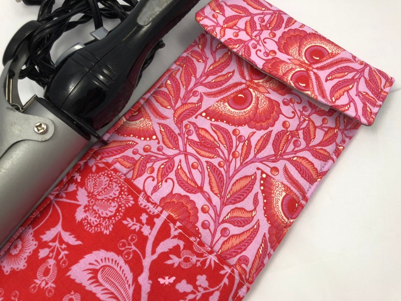 Travel Curling Iron Holder Curling Iron Case Flat Iron Etsy