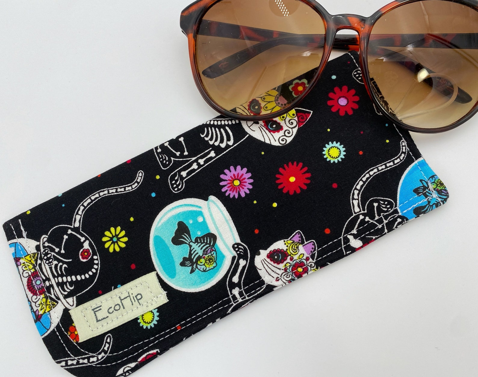 Fabric Eyeglass Case Soft Sunglass Case Eye Glasses Sleeve Etsy
