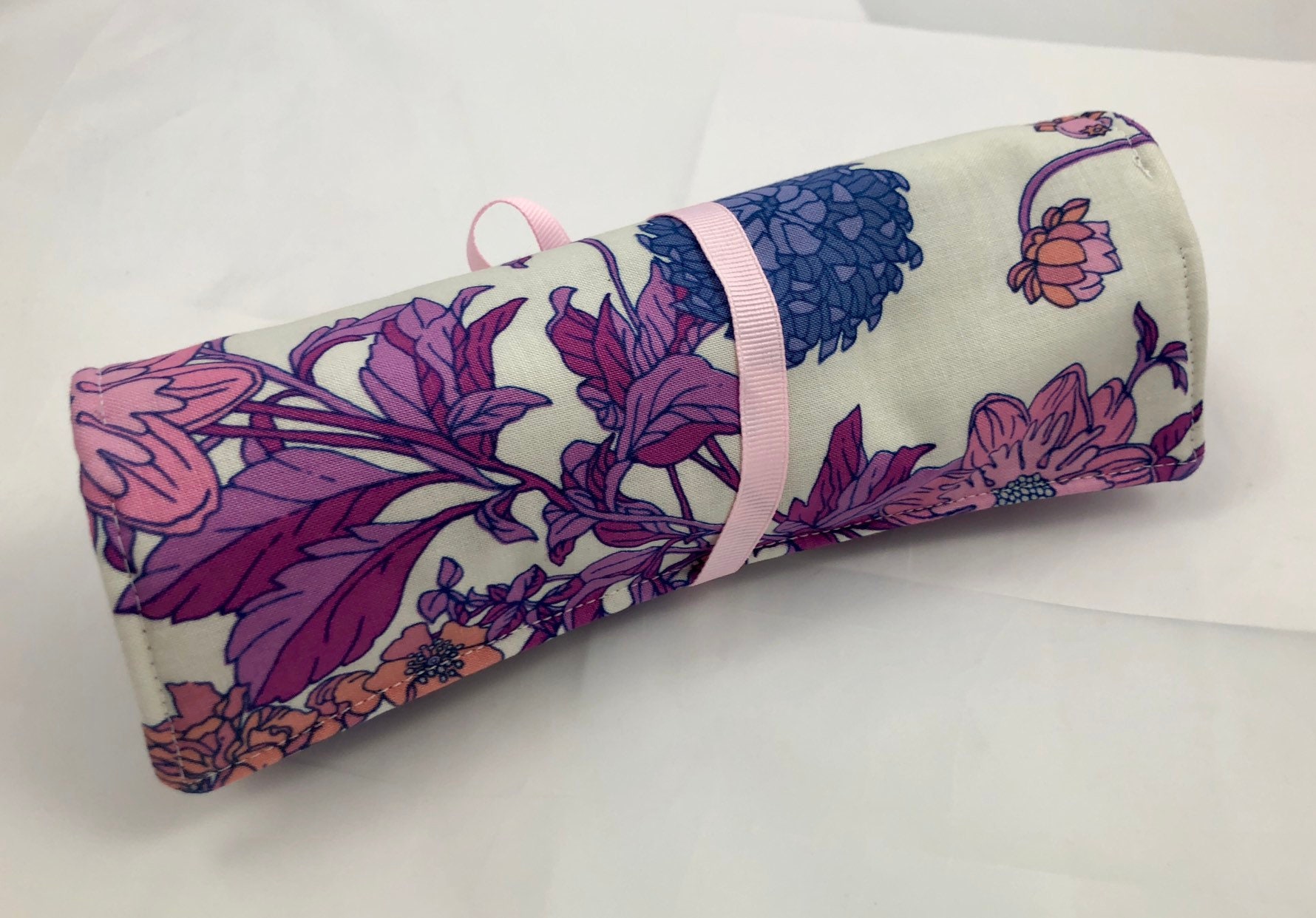 Travel Jewelry Organizer Travel Jewelry Roll Up Fabric Etsy