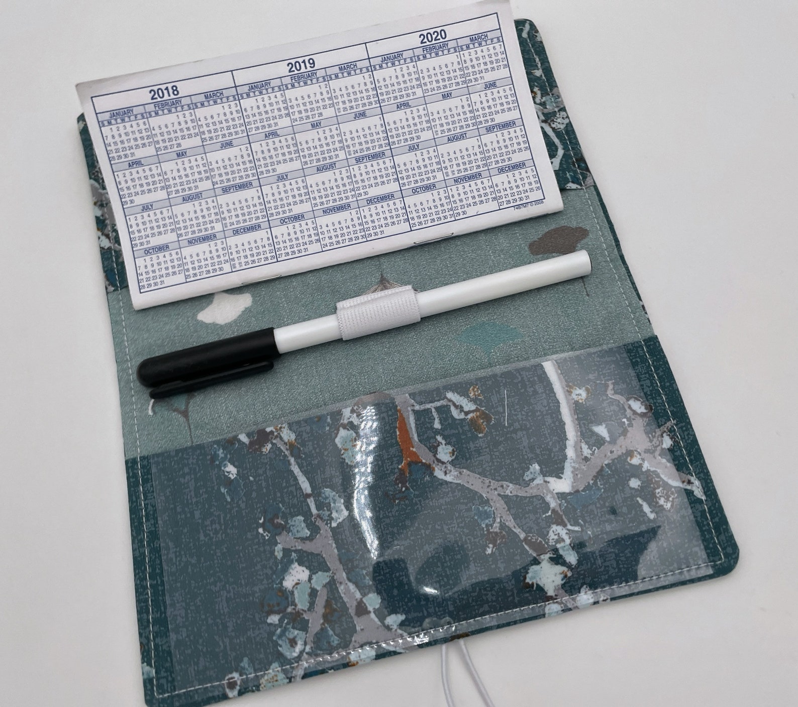 Duplicate Checkbook Cover Pen Holder Fabric Checkbook Etsy