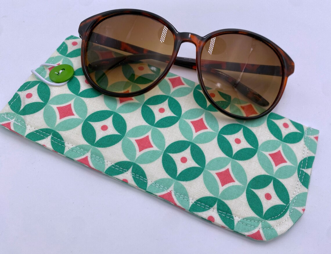 Fabric Eyeglass Case Sunglasses Sleeve Soft Eyeglass Pouch Etsy