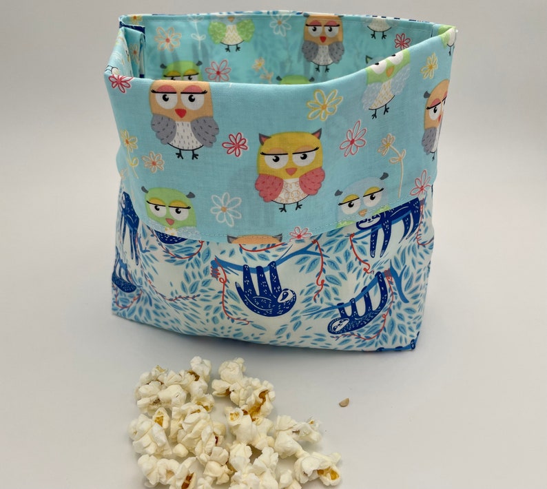 Reusable Popcorn Bag Reusable Microwave Popcorn Microwave Etsy