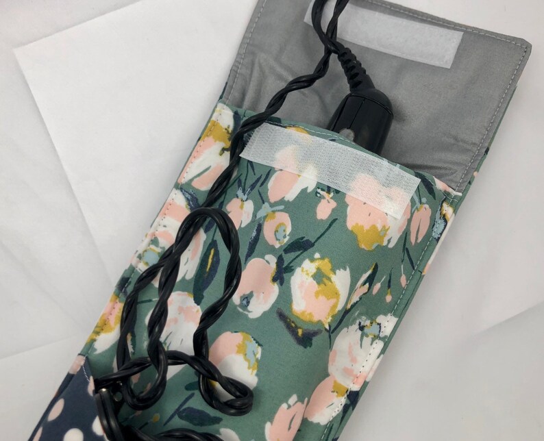 Travel Curling Iron Holder Curling Iron Case Flat Iron Etsy