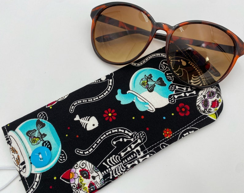 2-Pack Soft Sunglass Cases - PU Leather Glasses Cases For Travel & Daily Protection