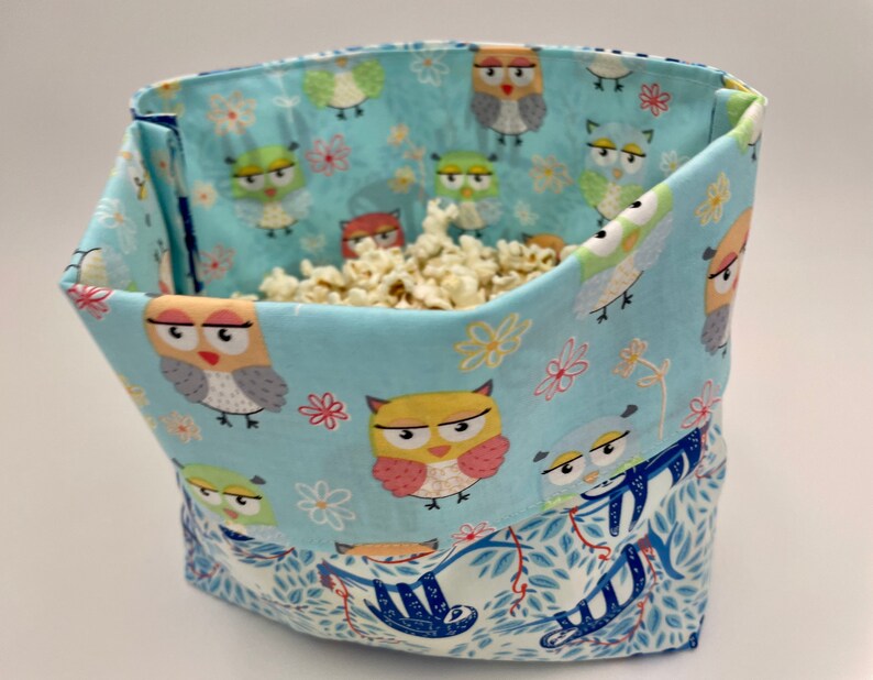 Reusable Popcorn Bag Reusable Microwave Popcorn Microwave Etsy