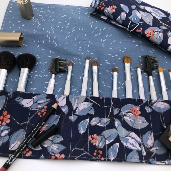 Makeup Brush Bag Etsy