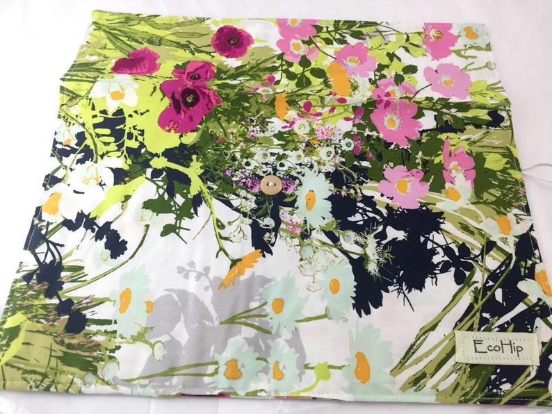 Green Makeup Brush Roll Makeup Brush Organizer Makeup Brush Etsy