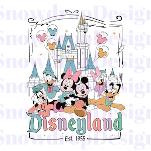 Disney Castle Png, Mouse Ear Castle Png, Retro Colorful Castle Png, Sublimation Design Png, Magic Kingdom Png,Watercolor Princess Castle