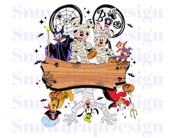 Disney Halloween Coquette Png, Spooky Mouse and Friends Png, Mickey Boo Halloween Png, Trick or Treat Png, Spooky Season Disney Pumpkin Png