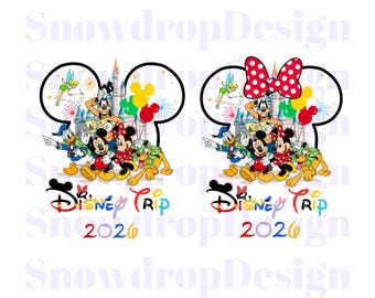 Disney Trip 2026 Png, DisneyVacation Png, Castle Png, Mouse and Friend Png, Magical Kingdom Png, Best Day Ever Png