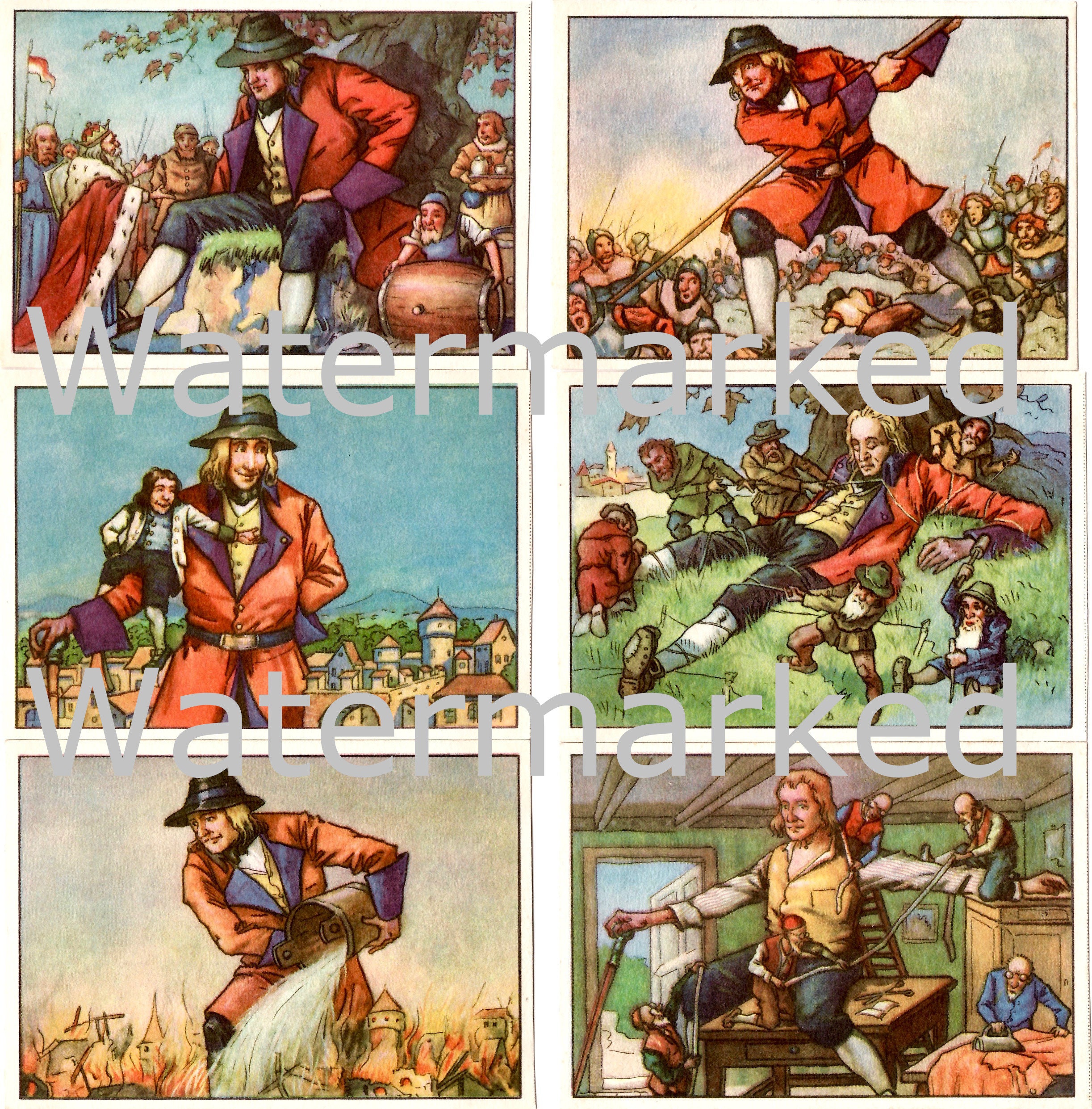 6 Vintage - Set. VTC Gulliver\'s Download. Etsy FREE Adventures Instant Digital Plus Travels, Gift. of