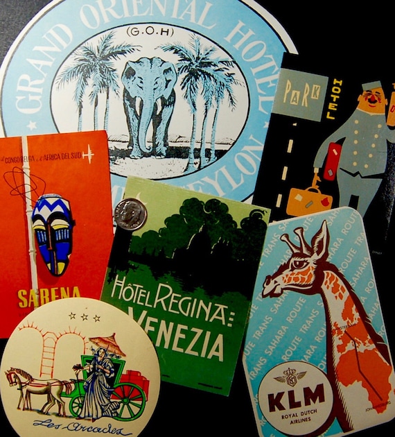 Vintage Graz Austria, Steirerhof Gepäcketikett, Sofort