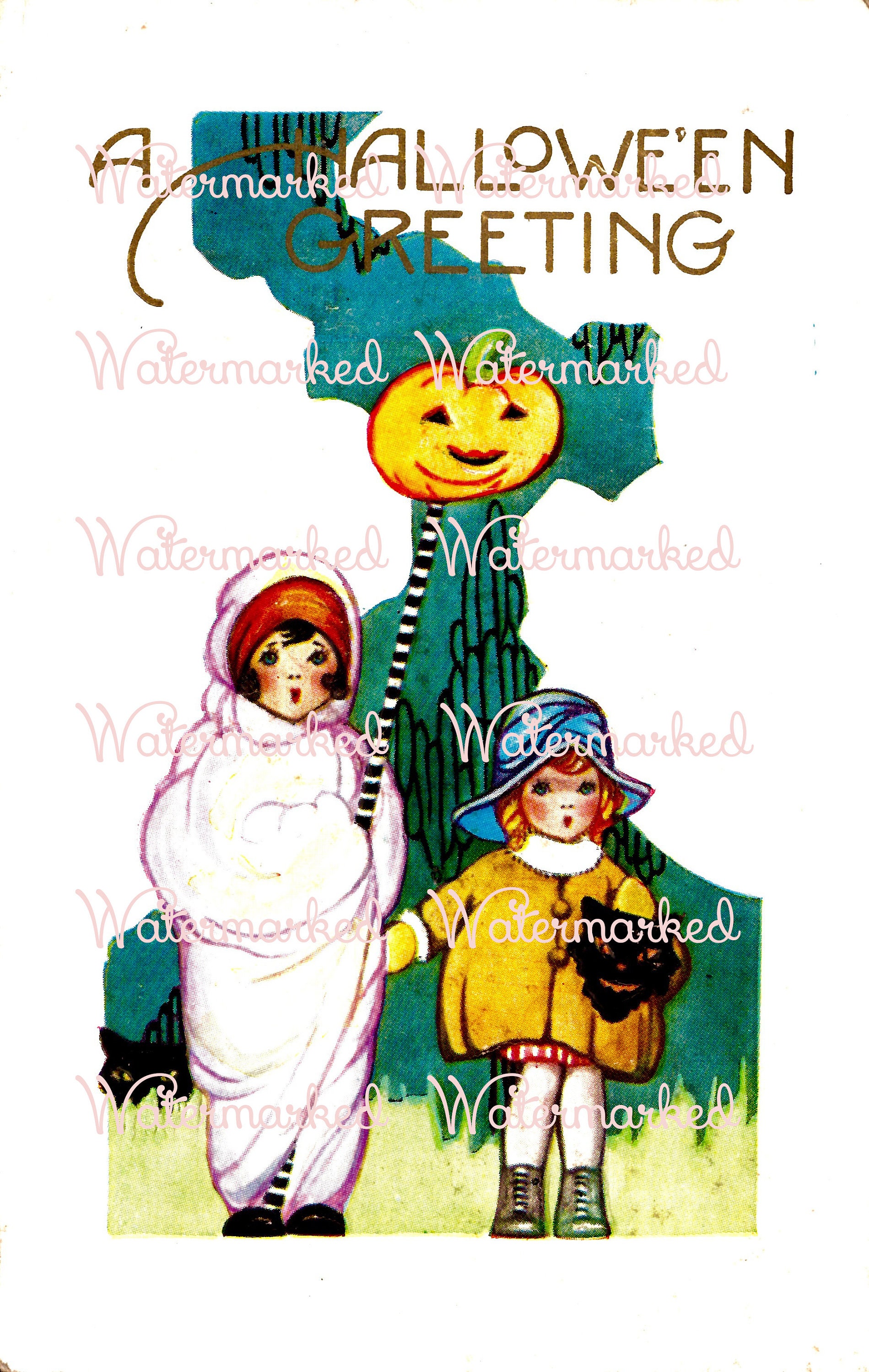 8 Masques à Colorier - Halloween - Petits cadeaux Halloween - Annikids