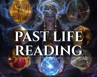 Same Hour Past Life Psychic Reading, Soul Memory & Karmic Energy Insight, Clairvoyant Medium Spiritual Reading, Spirit Guide, Medium Reading