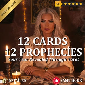 SAME HOUR 12 Month Predictions Tarot Reading | Honest Psychic Reading | Detailed Reading | Psychic Predictions | Love, Soulmate, Career