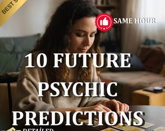 10 Future Psychic Predictions, Same Hour Love Tarot Reading, Same Day Psychic Reading, Honest Reading, Medium Reading, Psychic Advice,