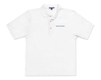 Koszulka polo z haftem Positive Response Unisex, idealna na prezent, do noszenia na co dzień, do biura, na urodziny, święta