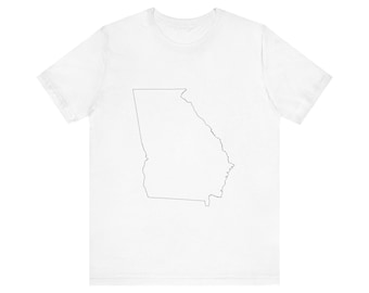 Stan Georgia - Bella Canvas 3001 Unisex Koszulka z krótkim rękawem