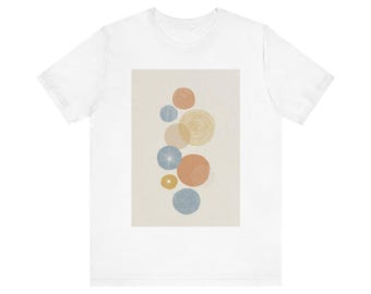 Aesthetic Circles -  Bella Canvas 3001 Unisex Jersey Short Sleeve Tee