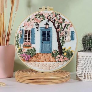 Diane Knott LLCによるブルーベリー刺繍またはパンチニードルEパターン