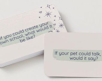 Conversation Starter Cards: Familie, Kinder, Klassenzimmer - SEL, Dankbarkeit (druckbare PDF)