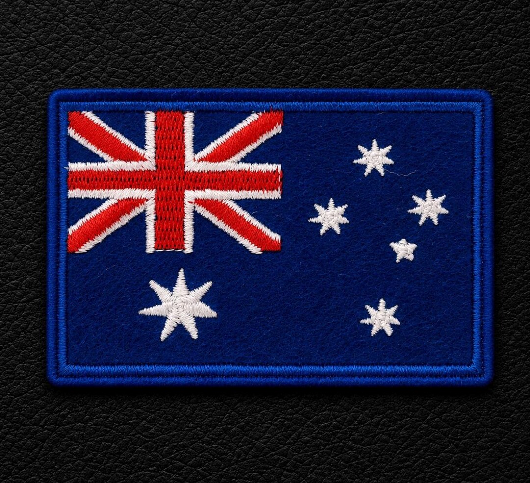 Australia Flag Patch OZ Aussie Biker Vest Jacket Iron-on Sew-on - Etsy