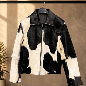 Cow Fur Coat - Etsy