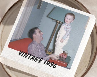 Benutzerdefinierte Vintage Foto-Servietten mit Text - personalisierte Cocktail-Servietten für Geburtstagsfeier-Dekor - alles Gute zum Geburtstag-Servietten für alle Altersgruppen