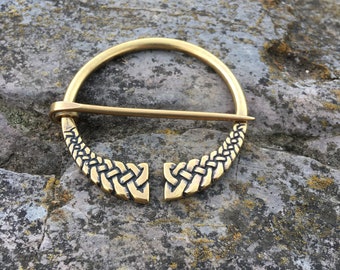 Penannular Brooch Shawl Pin Viking Knotwork Clasp