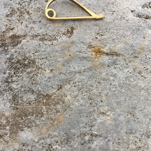 Hand Forged Brass Fibula image 3