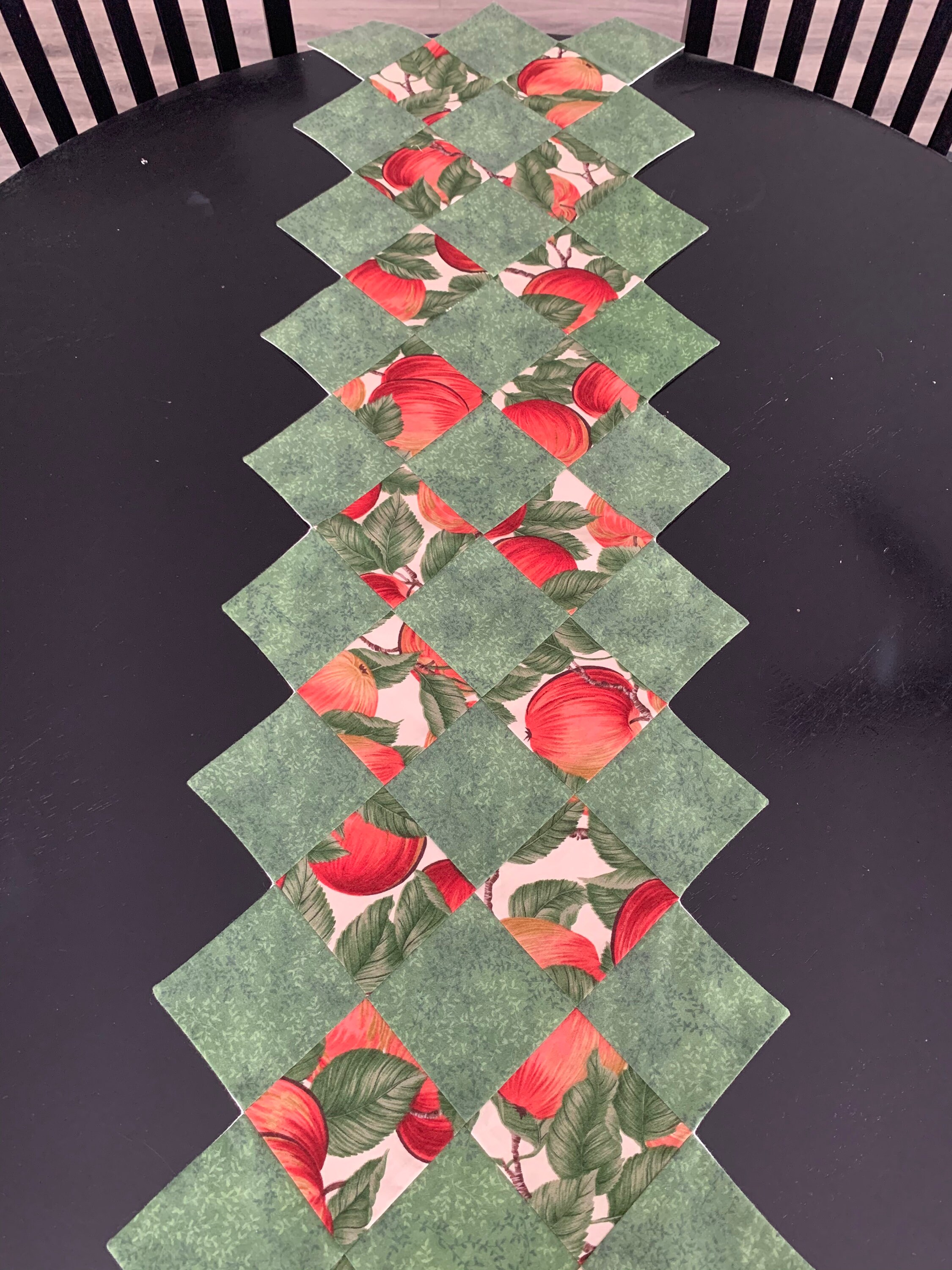 Apple Table Runner, Autumn Table Runner, Apple Picking Table Decor