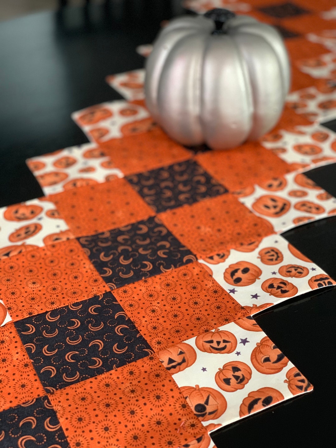 Happy Jack O Lantern Table Runner - Etsy España