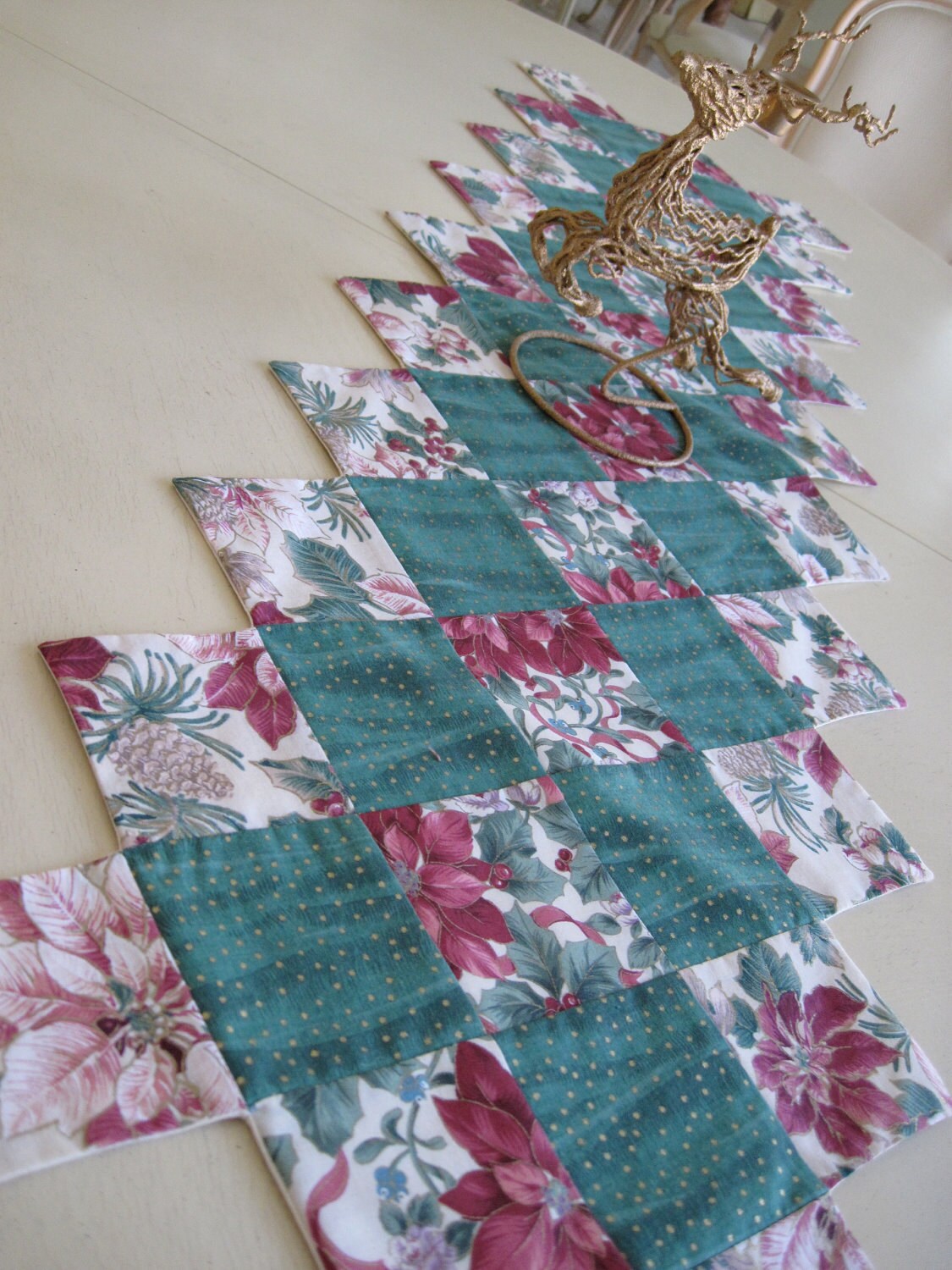 Victorian Christmas Table Runner Etsy