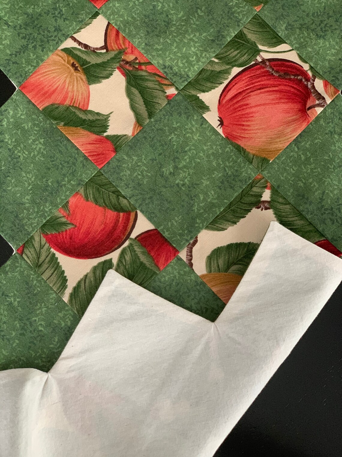 Apple Table Runner, Autumn Table Runner, Apple Picking Table Decor