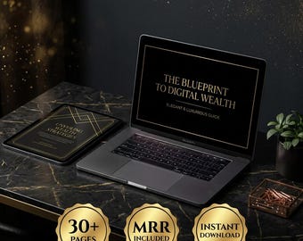 Digital Wealth Blueprint:Passive Income Guide, MRR Ebook (30+ Seiten)