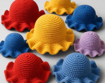 Custom Made Ruffle Hats