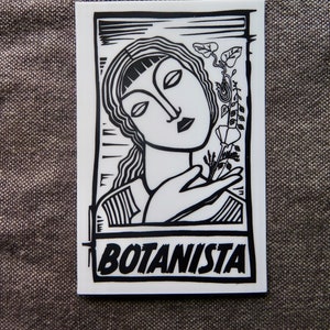 Plant Sticker - Botanista - Vinyl Sticker - Matte Vinyl Sticker- Botanist