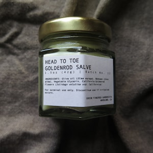 Head To Toe Goldenrod Salve