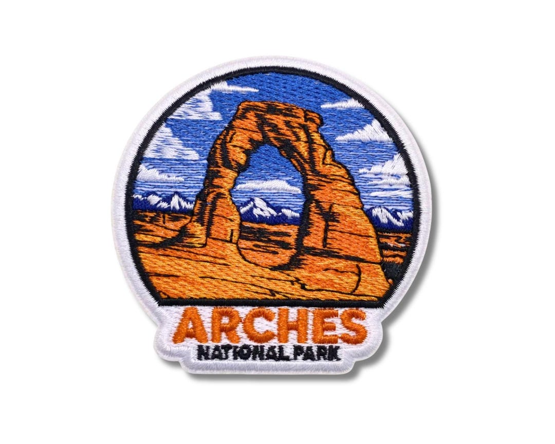Arches National Park Patch | Delicate Arch Souvenir Embroidered Patch ...