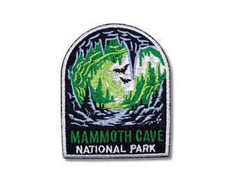Mammoth Cave National Park Patch | National Park Gift for Traveler | 3.15 x 2.55 inches