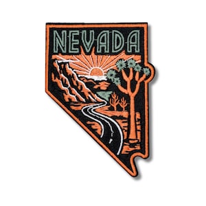 Proud Nevada Patch | Embroidered State Patch | 4 x 2.8 inches