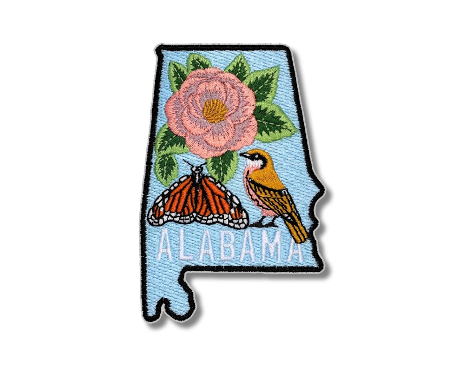 Proud Alabama Patch | Embroidered State Patch | 4 X 2.65 Inches - Etsy