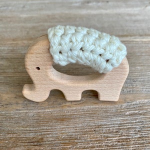 Grandparent Pregnancy Announcement, Baby Announcement, Rainbow Rattle, Natural Maple Elephant Teething Ring, Booties, All Natural Set image 7