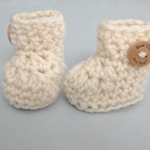 Crochet Baby Booties Pattern: Quick & Easy, 0-6 Months (PDF Pattern)